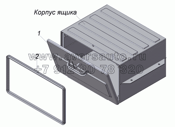 6606-3919010 Ящик для ЗИП в сборе